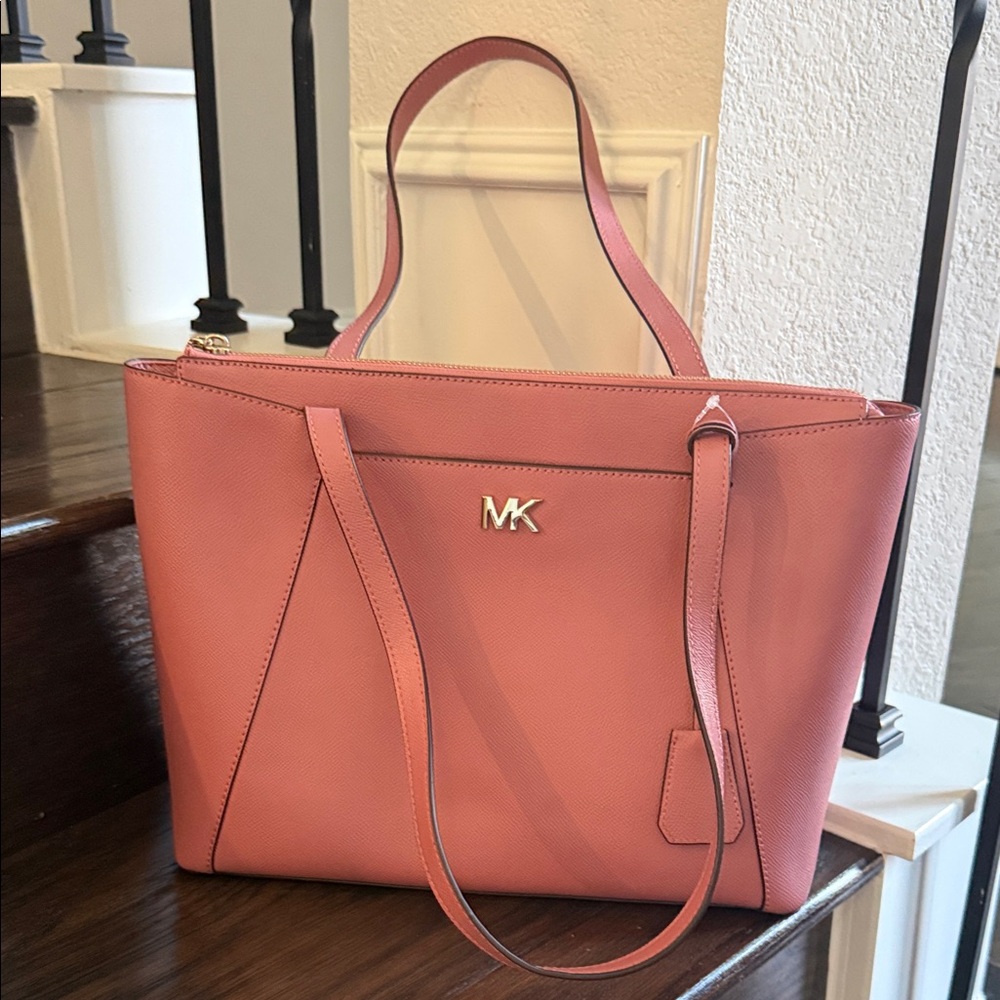 Michael Kors Coral Tote Bag